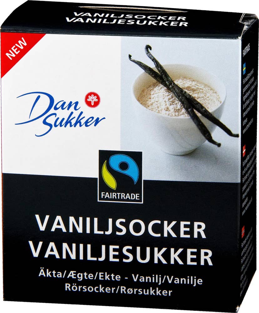 Ej sorterad Vaniljsocker Fairtrade Dansukker