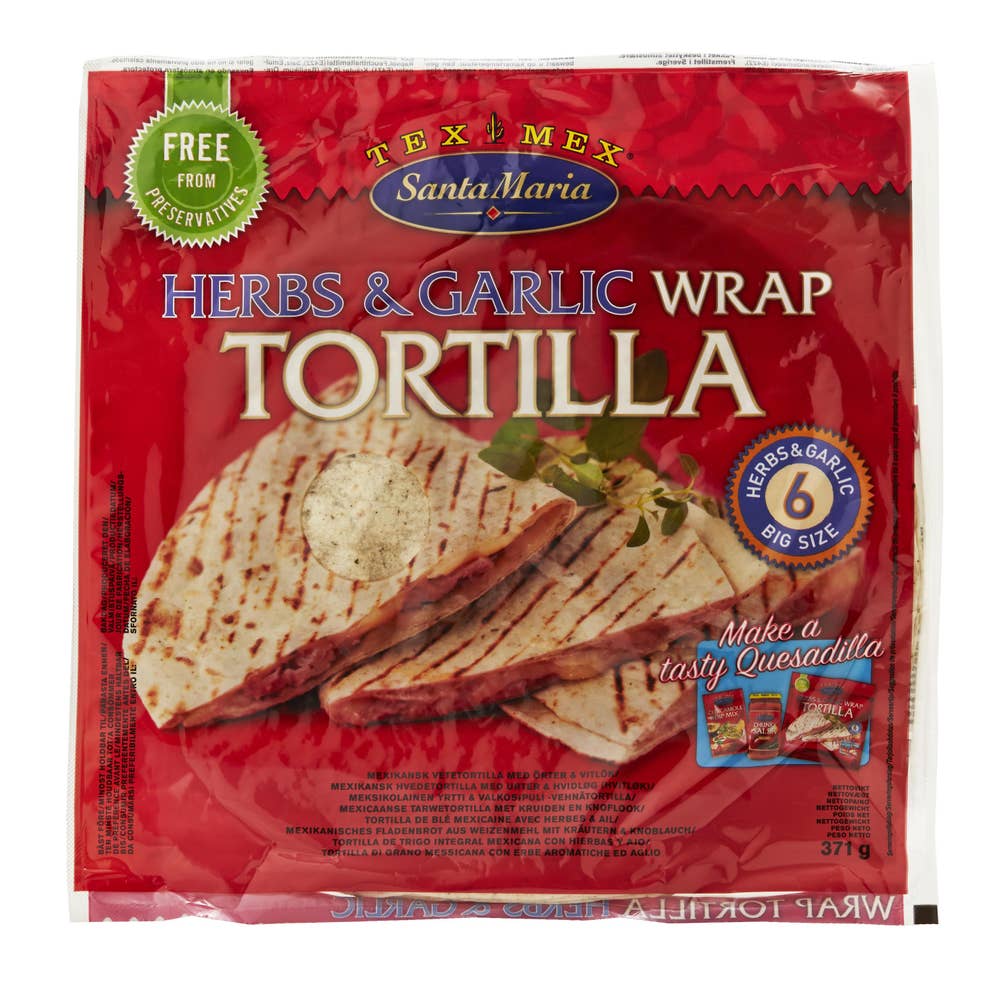 Santa Maria Tortilla Wrap Herb/Gar