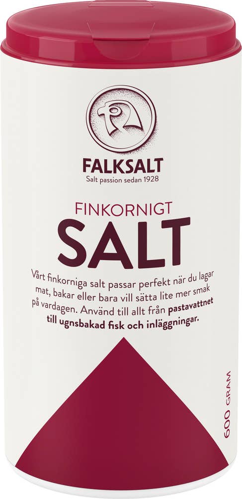 Finkornigt Salt Utan Jod