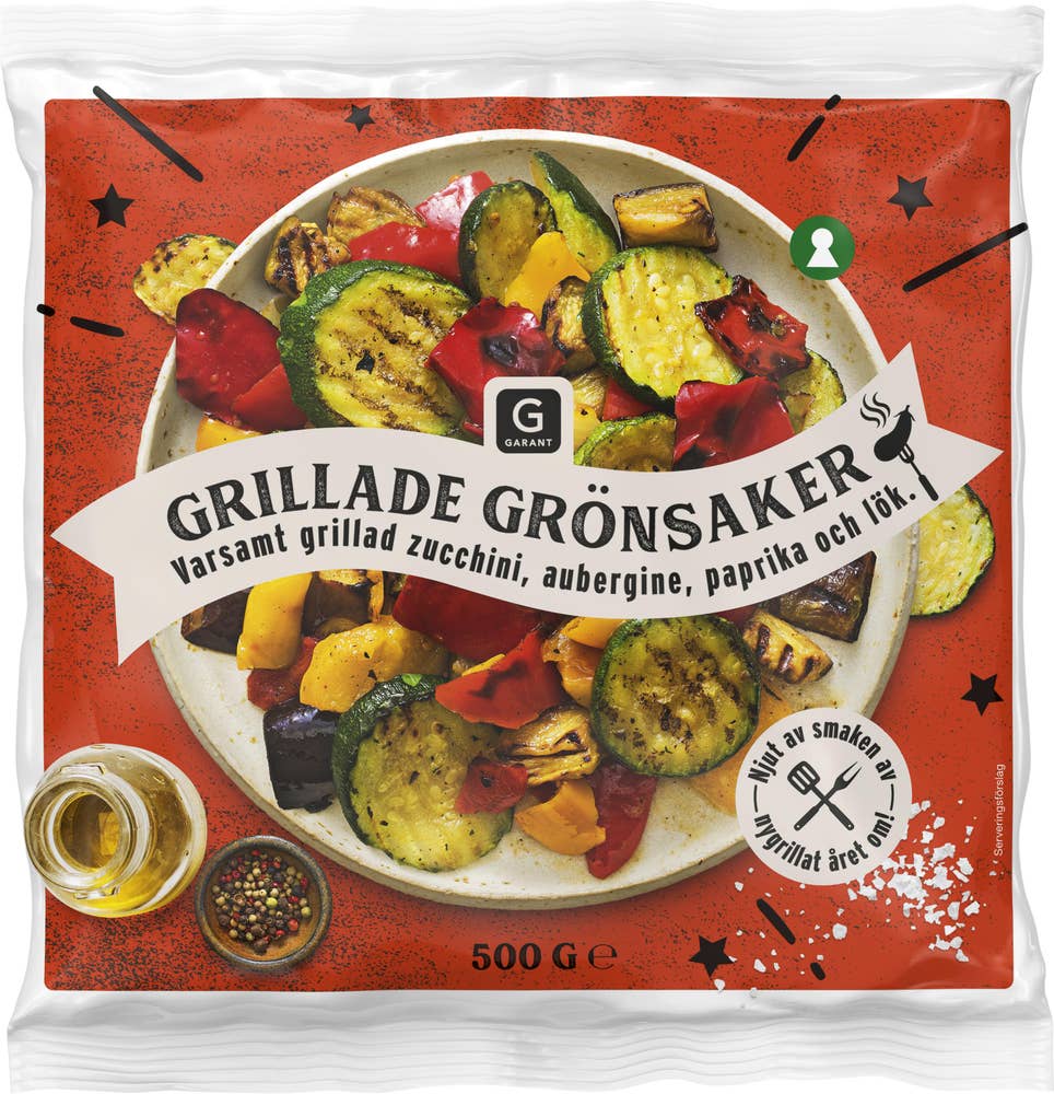 Grillade Grönsaker Frysta