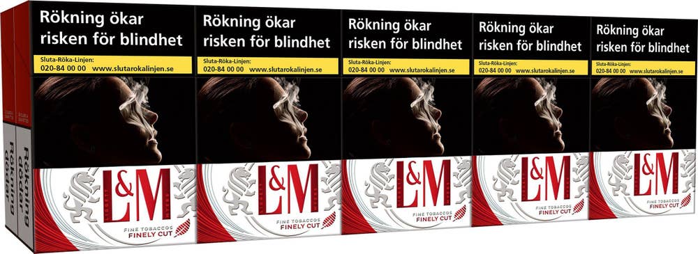 L&M Red Label Cigaretter Limpa
