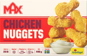 Kronfågel Max Kycklingnuggets Fryst