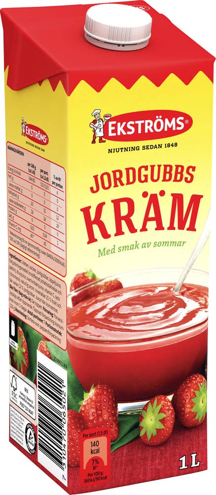 Ekströms Jordgubbskräm