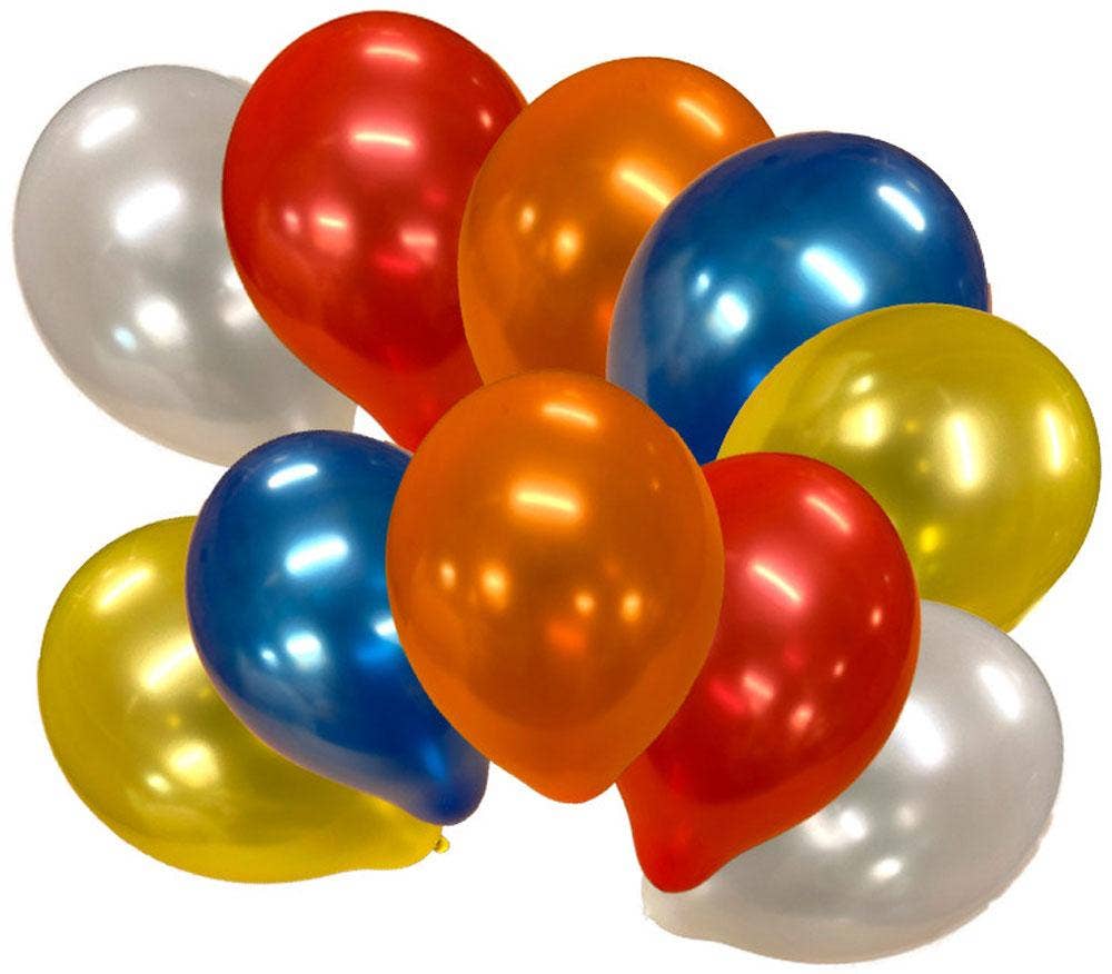 Party Pack Ballonger Metallic Blandade Färger