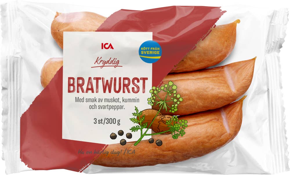 Ej sorterad Bratwurst Ica