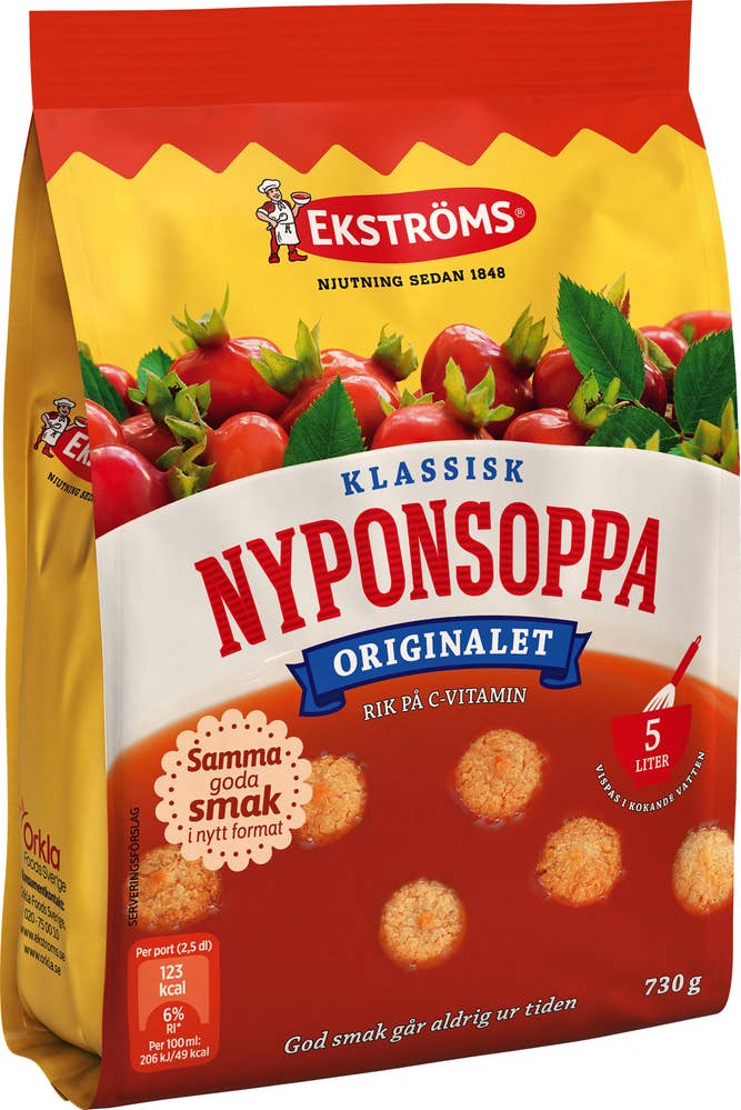 Ekströms Nyponsoppa Pulver