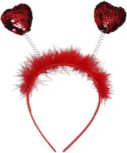 Hedlundgruppen Diadem med Paljetthjärtan och Plysh