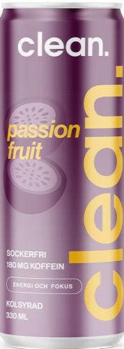 Clean drink Energidryck Passionsfrukt Sockerfri