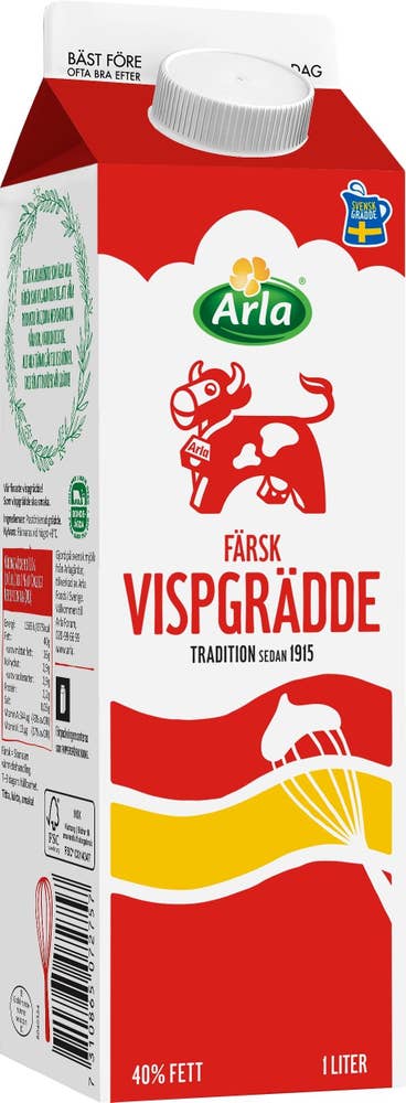 Arla Ko® Vispgrädde 1L Arla