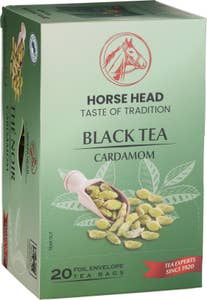 Horse Head Svart Te Kardemumma