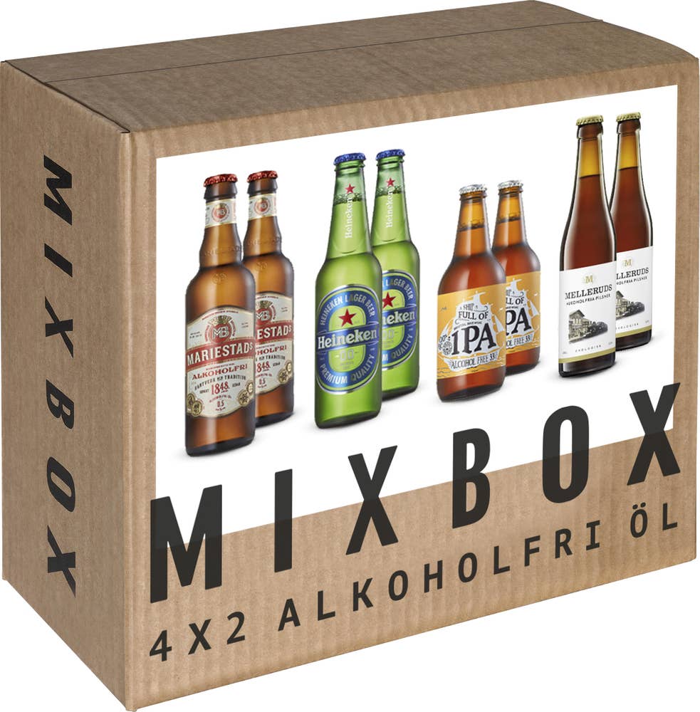 Spendrups Öl Mixbox Alkoholfri 8x33cl Spendrups