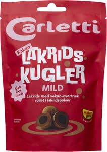 Carletti Lakritskulor Mild