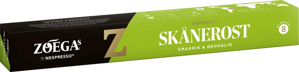 ZOÉGAS Espresso Skånerost Kaffekapslar