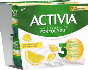 Activia Yoghurt Citron 3% 4-p