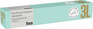 Fixa PlastPåsar Återförslutningsbar 3L