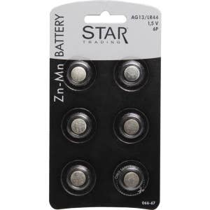 Star Trading Batteri Zn-Mn AG13/LR44 1,5V