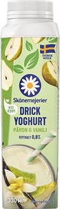 Skånemejerier Drickyoghurt Päron & Vanilj 0,8%