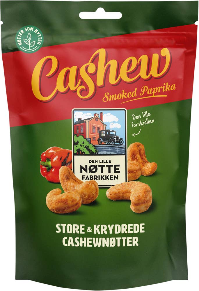 Den Lille Nöttefabrikken Cashew Rökt Paprika