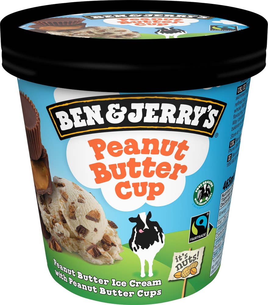 Ben & Jerry's Glass Peanut Butter Cup Fairtrade