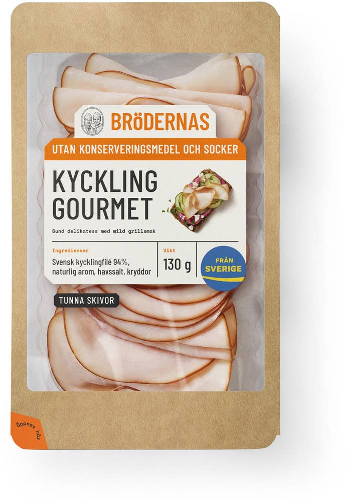 Bröderna Nilsson Kyckling Tunna Skivor Bröderna Nilsson