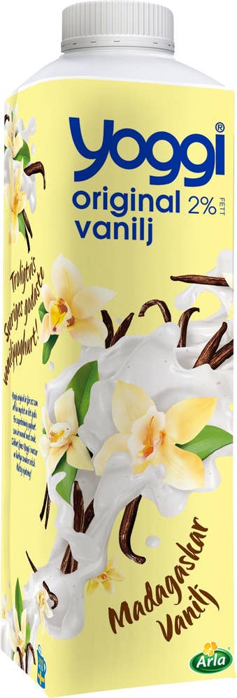 Yoggi® Yoghurt 2% Madagaskar Vanilj