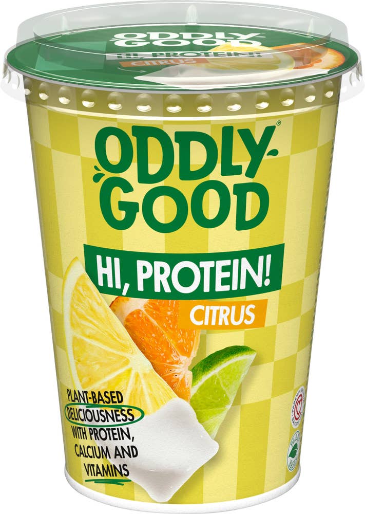 Oddlygood® Växtbaserad Proteingurt Citrus Glutenfri
