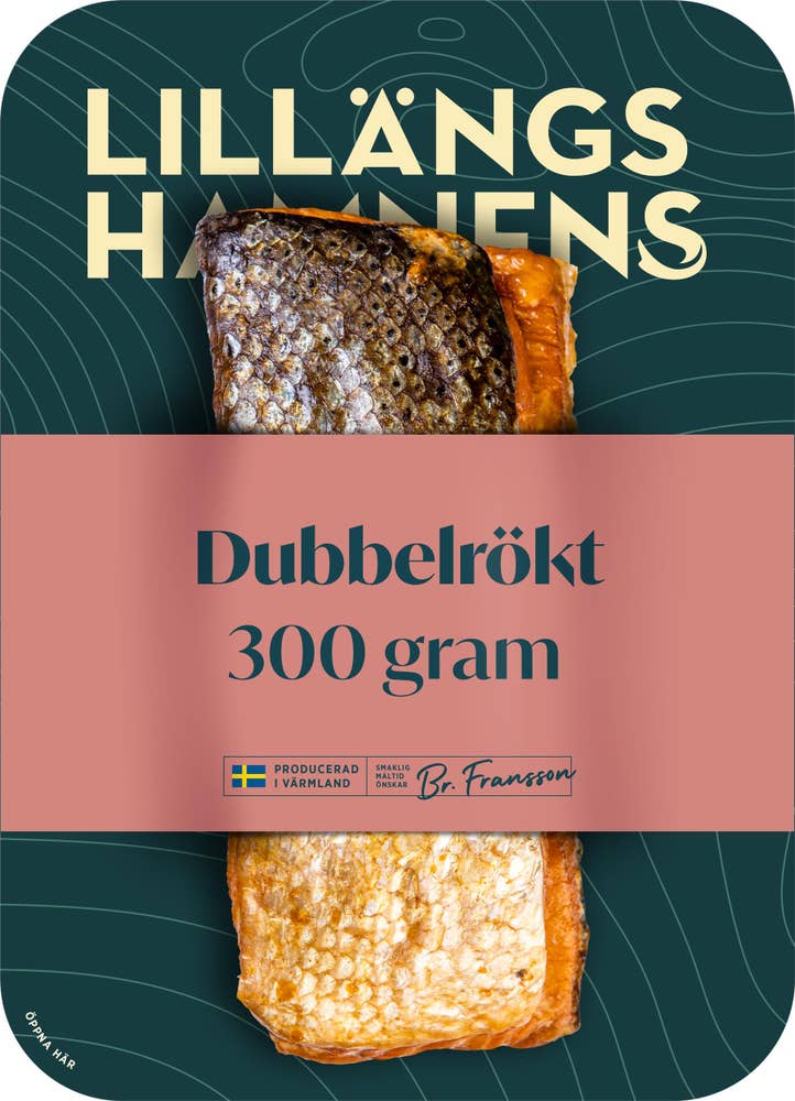 Lillängshamnens Dubbelrökt Laxfilé
