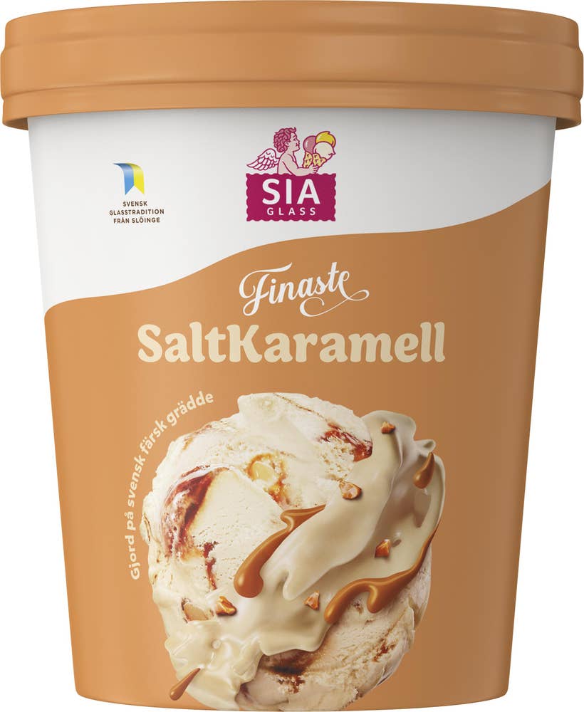 Finaste SaltKaramell Gräddglass