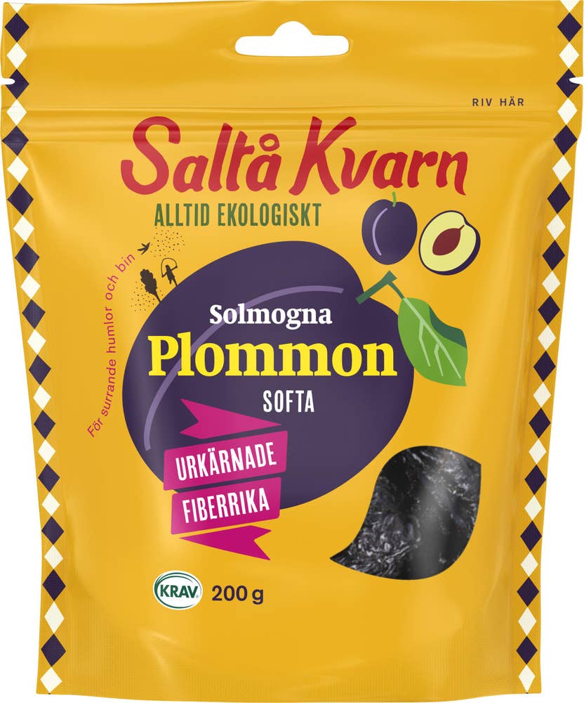 Saltå Kvarn Plommon Torkade EKO/KRAV Saltå Kvarn