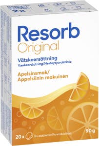Resorb Vätskeersättning Apelsin 2x10-p