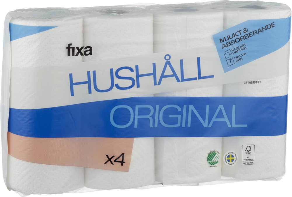 Fixa Hushållspapper Original Mjukt & Absorberande
