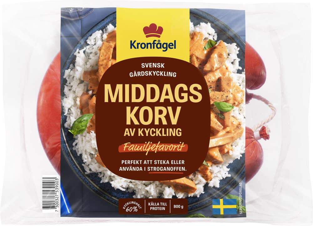 Kronfågel Middagskorv Kyckling