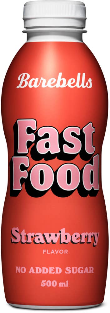 Barebells Protein Fast Food Strawberry 500ml Barebells