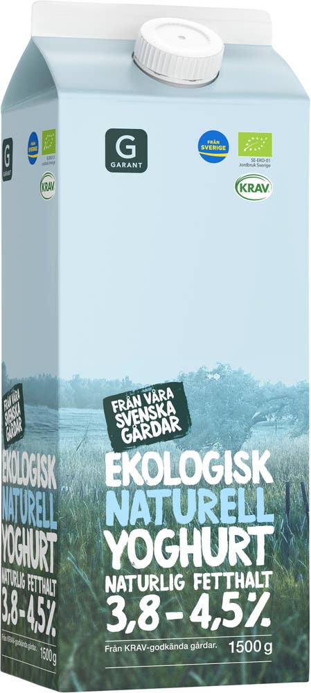 Garant ekologiska Yoghurt Naturell 3.8-4.5% KRAV