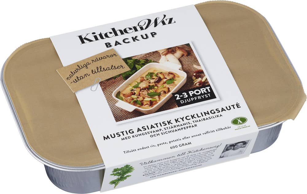 Backup Mustig Asiatisk Kycklingsauté 2-3 Port Fryst Backup