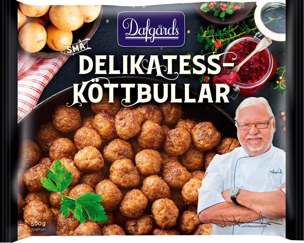 Dafgårds Små Delikatessköttbullar Fryst
