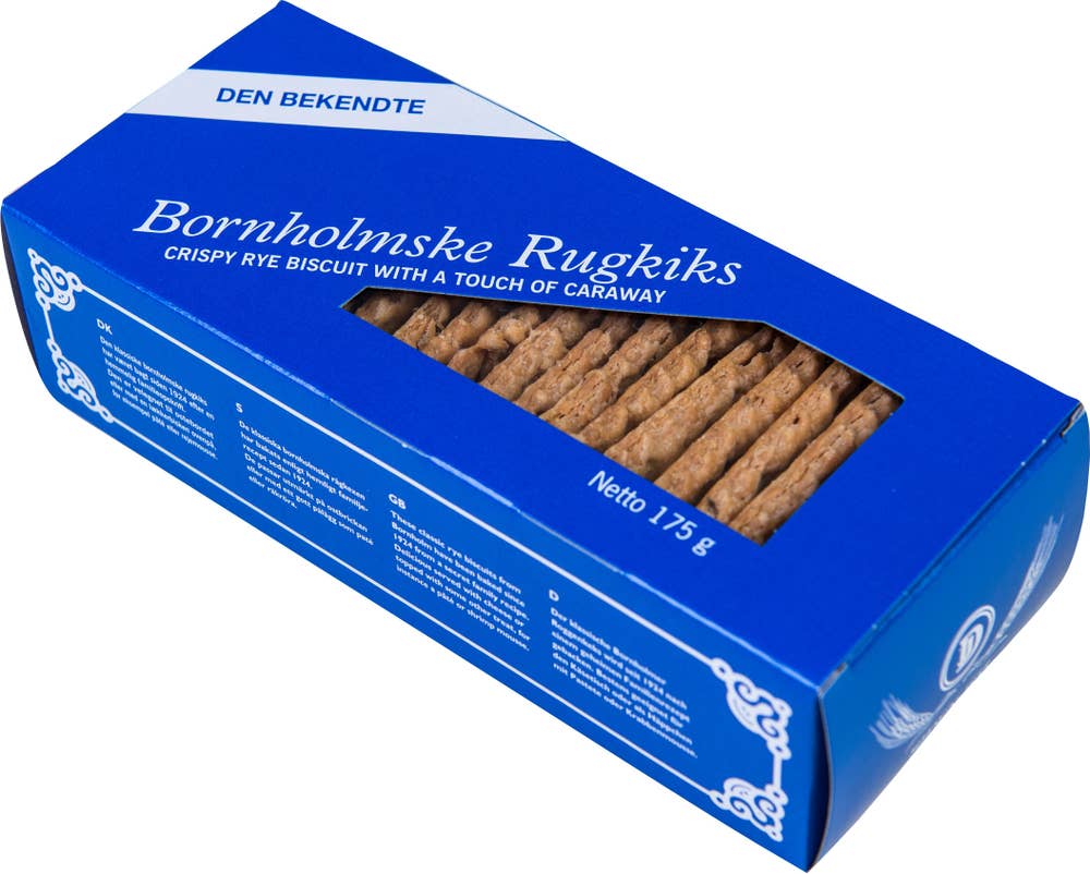 Bornholmske Rugkiks Bornholmskex Johannes Dam & Søn