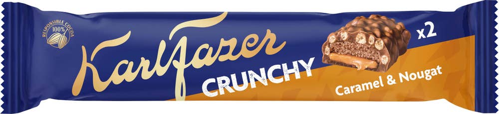 Fazer Choklad Crunchy Caramel & Nougat