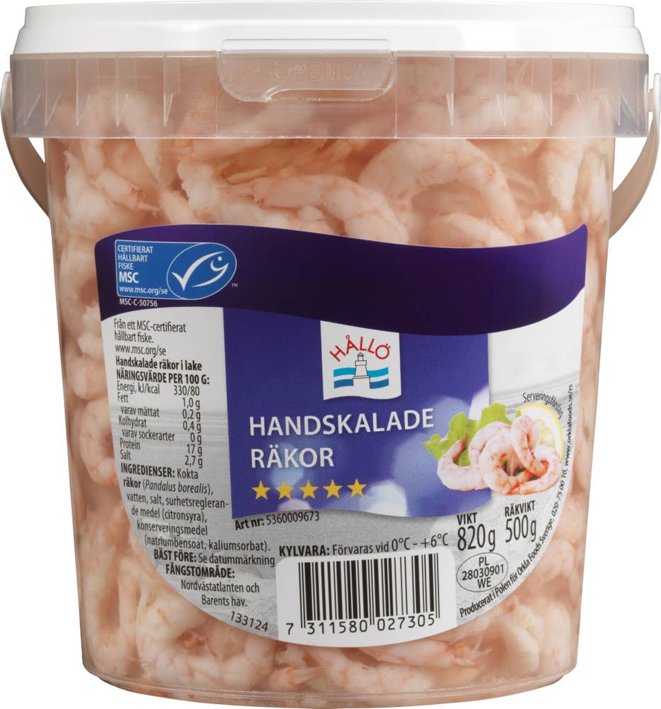 Hållö Handskalade Räkor Hållö