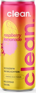 Clean Energidryck Raspberry Lemonade Sockerfri