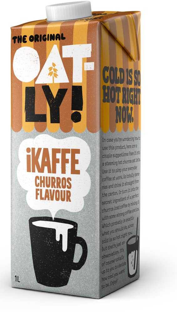 Oatly iKaffe Churos Havredryck 3,2%