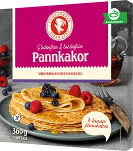 Kungsörnen Pannkakor Frysta Glutenfri/Laktosfri 6-p