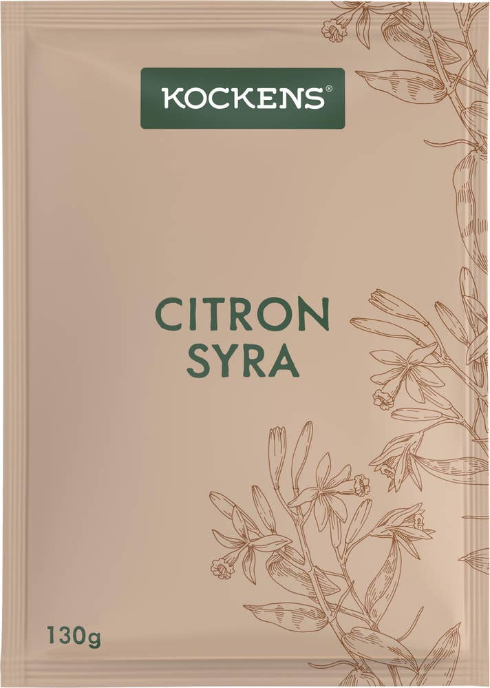 Kockens Citronsyra 130g Kockens