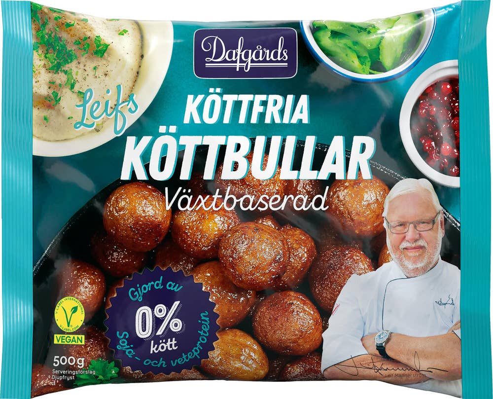 Dafgårds Köttfria Köttbullar Frysta