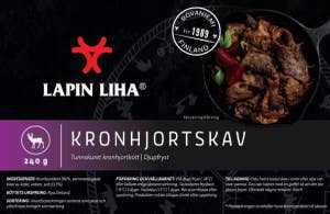 Lapin Liha Kronhjortskav Fryst