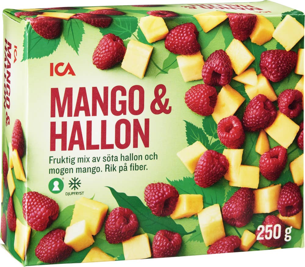 ICA Fryst Mango & Hallon Ica