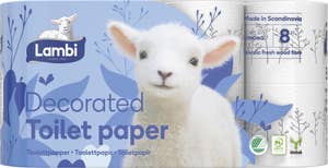 Lambi Toalettpapper Decorated