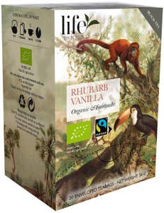 Life by Follis Te Svart Rabarber & Vanilj EKO/Fairtrade