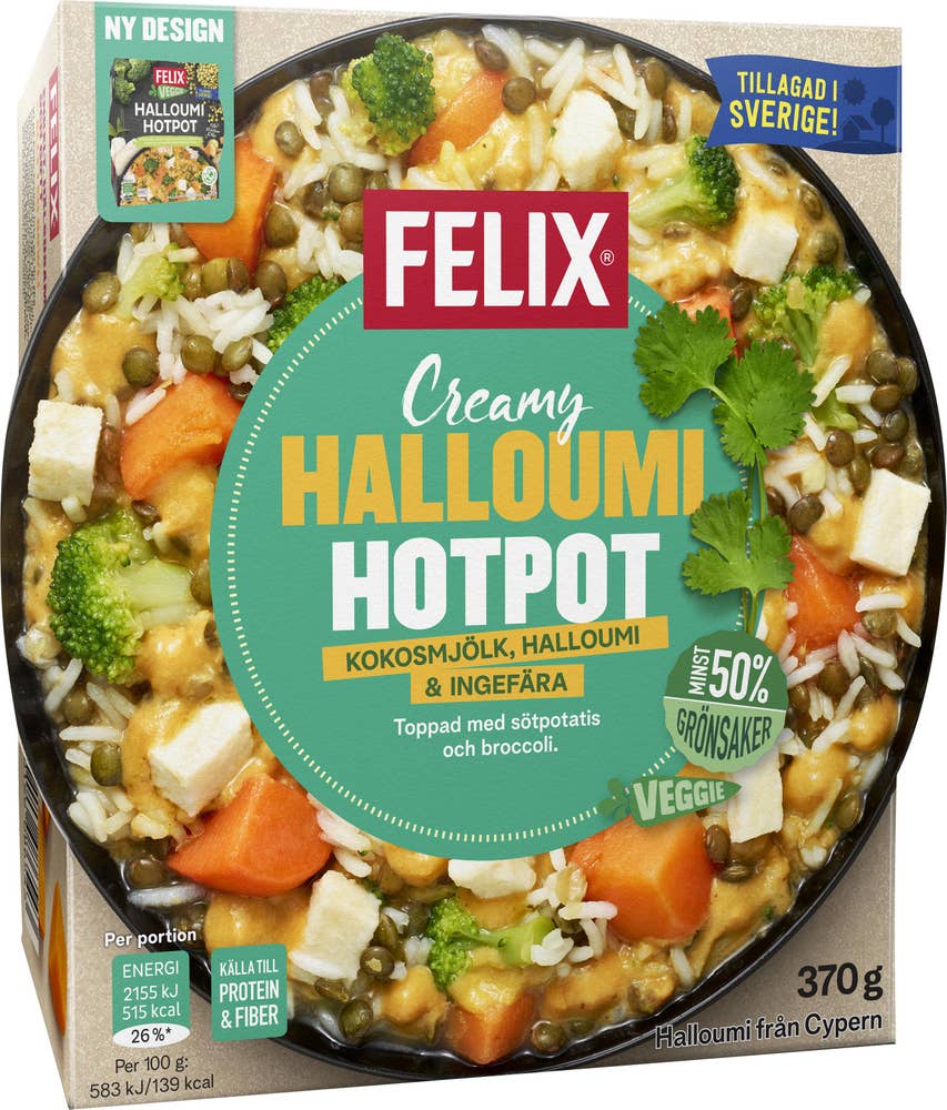 Felix Creamy Halloumi Hotpot Fryst