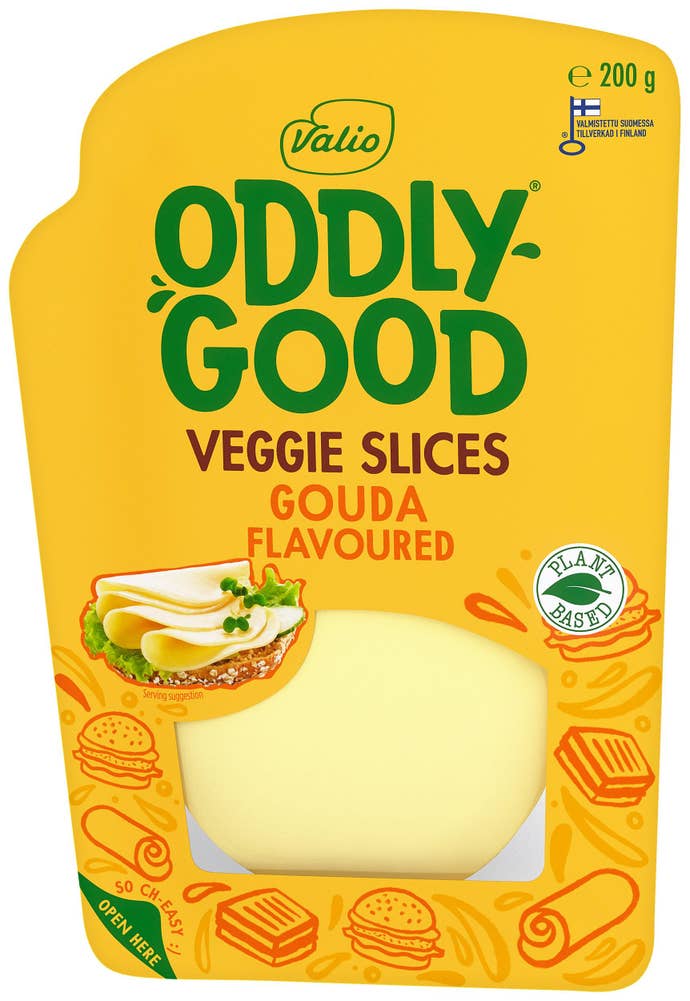 Valio Oddlygood Veggie Slices Gouda Flavoured
